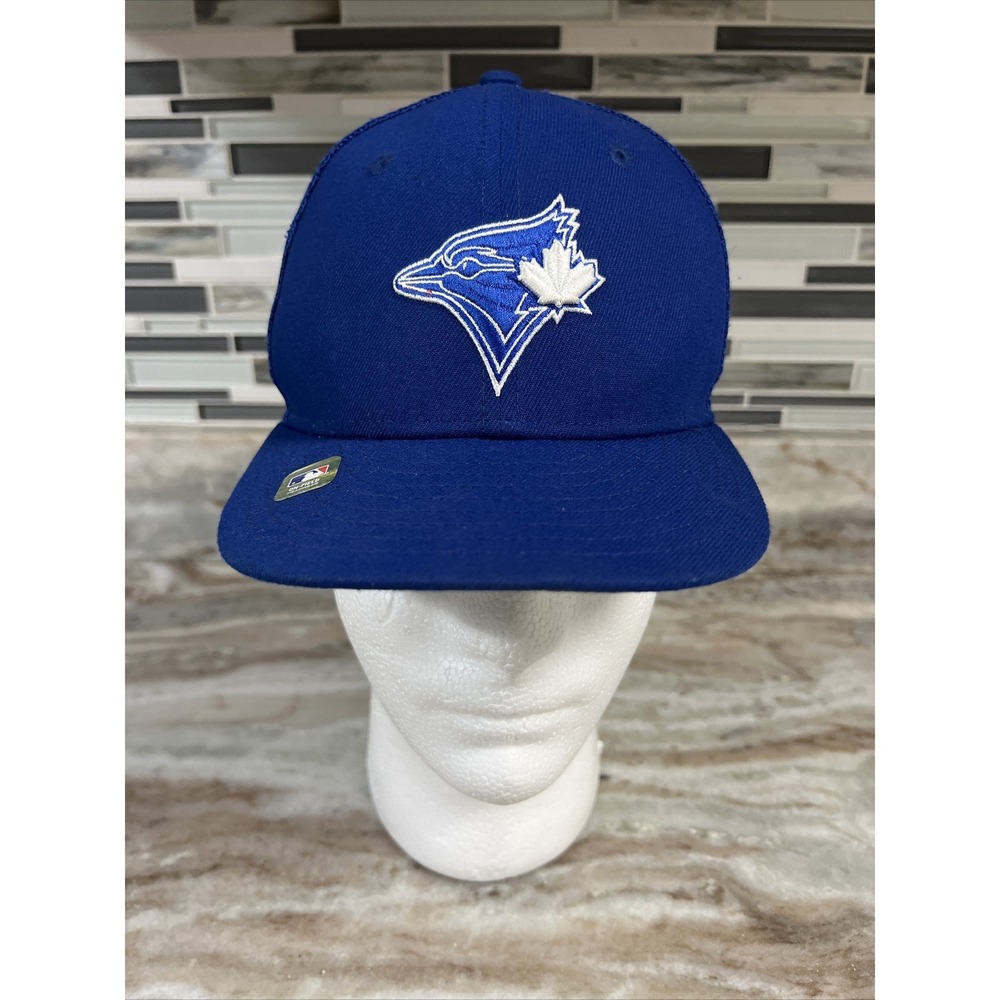 Torontoโ Blue Jays 59Fifty New Era Trucker Fitted Size 6 5/8 On Field Headwear